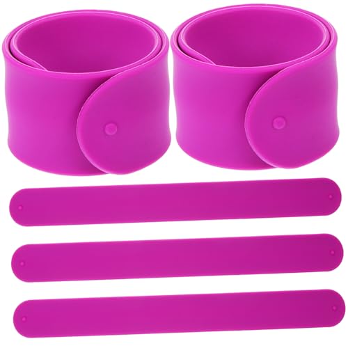 DRESSOOS 5St Silikon-Schnappringarmband für Kinder silicon armband silikonarmbänder Schlagarmbänder für Kinder Handgelenkumarmung für Kinder Spielzeug Geschenke kinder party gefallen Knopf von DRESSOOS