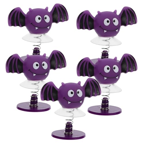 DRESSOOS 5 Stück Springende Fledermaus Spielzeuge für Cartoon Halloween Spielzeuge Partyatmosphäre für Kindergeburtstage und Festivals von DRESSOOS