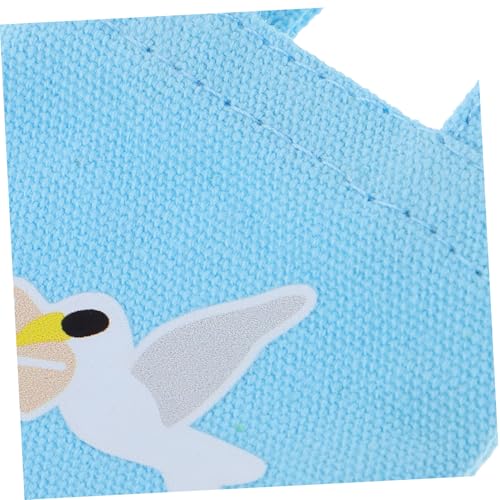 DRESSOOS 5 Stück Teiliges Mini Canvas Taschen Bunte Mini Tragetaschen für Puppenhaus Stabile Canvas Schultertaschen als Puppenzubehör von DRESSOOS