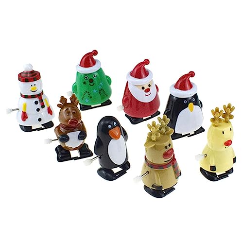 DRESSOOS 5er Set Weihnachtsmann Uhrwerk Lustiges Pädagogisches Aufziehspielzeug Für Cartoon Weihnachtsdeko Partygeschenke Und Lernspielzeug Für Die Weihnachtszeit DRESSOOS 5er Set Weihnachtsmann Uhrwerk Lustiges Pädagogisches Aufziehspielzeug Für Cartoon Weihnachtsdeko Partygeschenke Und Lernspielzeug Für Die Weihnachtszeit von DRESSOOS
