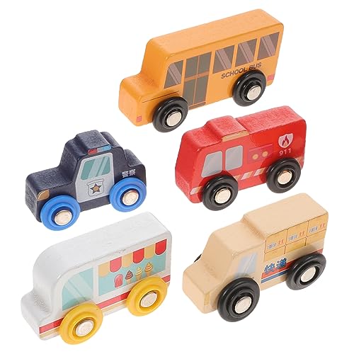 DRESSOOS Realistisches Feuerwehrauto-Spielzeug Aus Holz Für Kinder – 5-teiliges Einsatzfahrzeug-Set – Lernspielzeug DRESSOOS Realistisches Feuerwehrauto-Spielzeug Aus Holz Für Kinder – 5-teiliges Einsatzfahrzeug-Set – Lernspielzeug von DRESSOOS