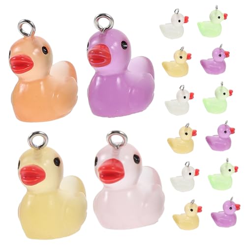 DRESSOOS 50 Stück Kleine Gartenstatuen Autozubehör Kleine Enten Miniatur Entenstatue Winzige Entenfiguren Mikro Landschaftsenten Miniatur Entenfiguren Miniatur Entenfiguren Mini von DRESSOOS