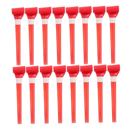 DRESSOOS 50 Stück Lustige Geburtstagsblasen für Hochzeiten für Plastikpfeifen Rot für Gruppenspiele und Spaß DRESSOOS 50 Stück Lustige Geburtstagsblasen für Hochzeiten für Plastikpfeifen Rot für Gruppenspiele und Spaß von DRESSOOS