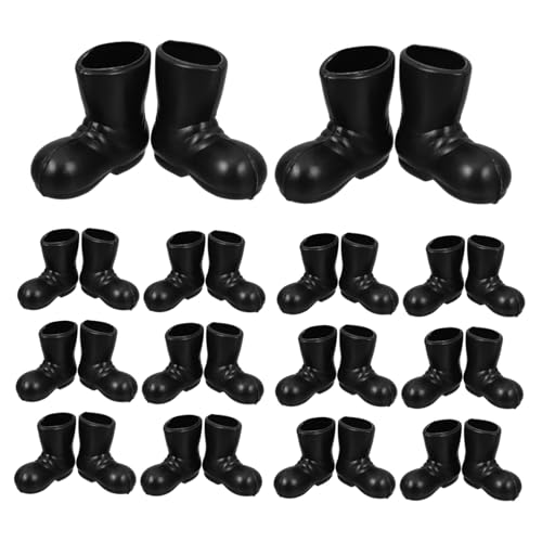 DRESSOOS 50 Stück Mini Stiefel, Mini Weihnachtsstiefel, Mini Schuhmodelle, Miniatur Schuh Ornamente, Mini Weihnachtsschuhe, Lebensechte Weihnachtsstiefel, Weihnachts Miniatur Schuhe, von DRESSOOS