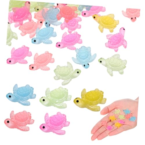 DRESSOOS 50Stücke Mini Leuchtende Schildkröten Figuren Winzige Harztiere für Aquarium Puppenhaus und Garten Dekoration Nachtleuchtend in Farben Kreative Arrangements DRESSOOS 50Stücke Mini Leuchtende Schildkröten Figuren Winzige Harztiere für Aquarium Puppenhaus und Garten Dekoration Nachtleuchtend in Farben Kreative Arrangements von DRESSOOS