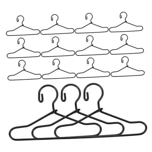 DRESSOOS 55 Stück Mini Puppen Kleiderbügel, Puppenkleiderbügel, Kleiner Kleiderständer, Kleiner Puppenkleiderständer, Lebensechte Kleine Kleiderbügel, Simulation Kleiner Kleiderbügel, Mini von DRESSOOS