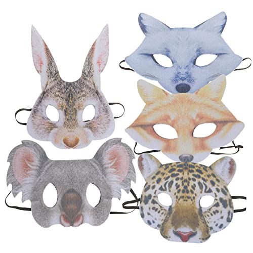DRESSOOS 5-teiliges Maskenset Für Damen Tiermasken Maske Für Halloween Karneval Geburtstage Und Besondere Anlässe DRESSOOS 5-teiliges Maskenset Für Damen Tiermasken Maske Für Halloween Karneval Geburtstage Und Besondere Anlässe von DRESSOOS