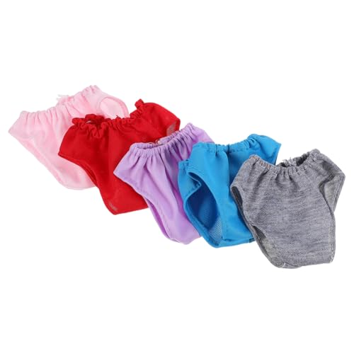 DRESSOOS 5Stücke Teiliges Puppenunterwäsche für Puppen Farblich Abgestimmt Helllila Zubehör für Puppenspiel und Rollenspiele für Kreative DRESSOOS 5Stücke Teiliges Puppenunterwäsche für Puppen Farblich Abgestimmt Helllila Zubehör für Puppenspiel und Rollenspiele für Kreative von DRESSOOS