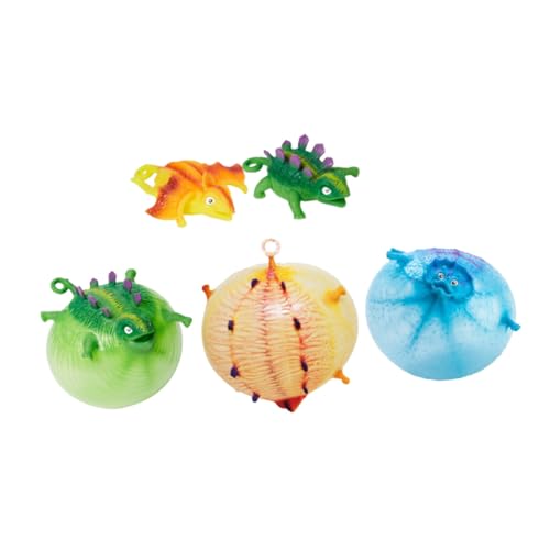 DRESSOOS 5st Aufblasbares Tierspielzeug Spielzeug Blasen Kind Luft Pusten Bobo-Ball von DRESSOOS