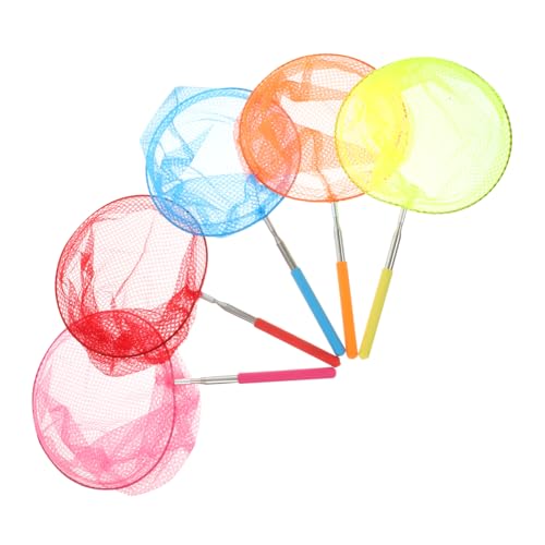 DRESSOOS 5 Stücke Kinder Erweiterbar Edelstahl Fang Net Teleskop Schmetterling Fischernetze Insekten Net DRESSOOS 5 Stücke Kinder Erweiterbar Edelstahl Fang Net Teleskop Schmetterling Fischernetze Insekten Net von DRESSOOS