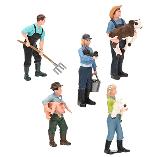 DRESSOOS 5st Simulations-Farm-Ranch Charaktermodell Miniatur-bauernfigur Bäuerliche Figur Rollenspiel Bauernmodell Landarbeiterfiguren Landarbeiter Modelle Simulationsbauernfigur Harz DRESSOOS 5st Simulations-Farm-Ranch Charaktermodell Miniatur-bauernfigur Bäuerliche Figur Rollenspiel Bauernmodell Landarbeiterfiguren Landarbeiter Modelle Simulationsbauernfigur Harz von DRESSOOS