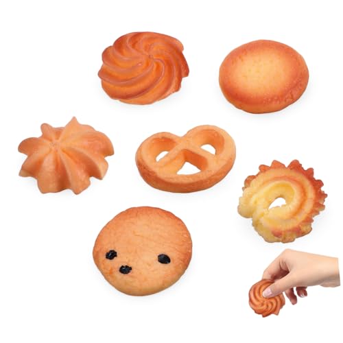 DRESSOOS 6 STK Kekszubehör Künstliche Kekse für Ausstellungszwecke gefälschter Keks realistisches Dessert mutfak aksesuarları küchenaccecoires künstliche Nahrung Simulationskeks Plastik DRESSOOS 6 STK Kekszubehör Künstliche Kekse für Ausstellungszwecke gefälschter Keks realistisches Dessert mutfak aksesuarları küchenaccecoires künstliche Nahrung Simulationskeks Plastik von DRESSOOS