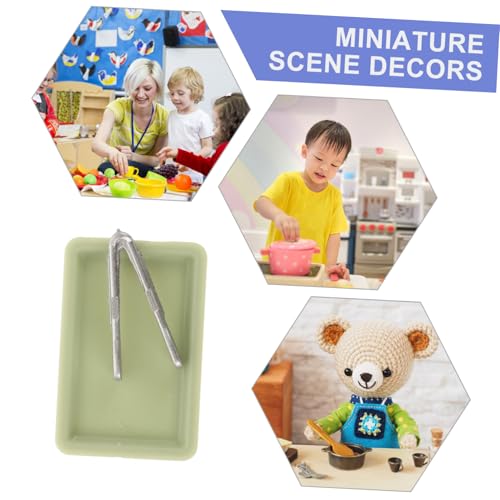 DRESSOOS 6 Sätze Miniatur Küchen Backzubehör Vielseitige Dekoration für Puppenhaus bäckerei und Wohnszenen von DRESSOOS