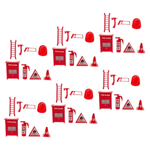 DRESSOOS 6 Sets Feuerwerkzeug Modell, Brandschutz Für Kinder, Wasserspritze, Mini Feuer Spielset, Spielzeug, Puppenhaus Feuerlöscher, Brandschutzartikel Für Kinder, Puppenhaus, DRESSOOS 6 Sets Feuerwerkzeug Modell, Brandschutz Für Kinder, Wasserspritze, Mini Feuer Spielset, Spielzeug, Puppenhaus Feuerlöscher, Brandschutzartikel Für Kinder, Puppenhaus, von DRESSOOS
