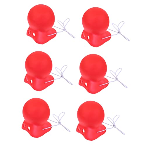 DRESSOOS 6 Stücke Rot Quietschende Clown Nase Requisiten Für Cosplay Partei Clowns Nase Kostüm Zubehör DRESSOOS 6 Stücke Rot Quietschende Clown Nase Requisiten Für Cosplay Partei Clowns Nase Kostüm Zubehör von DRESSOOS