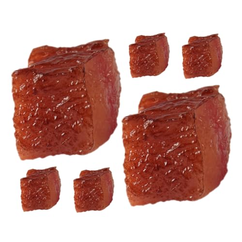 DRESSOOS 6 Stück Gefälschtes Lebensmittelmodell, Küche, Gefälschtes Fleisch, Requisite, Lebensechtes Lebensmittelmodell, Küchen Lebensmittelornament, Gekochtes Fleischmodell, DRESSOOS 6 Stück Gefälschtes Lebensmittelmodell, Küche, Gefälschtes Fleisch, Requisite, Lebensechtes Lebensmittelmodell, Küchen Lebensmittelornament, Gekochtes Fleischmodell, von DRESSOOS