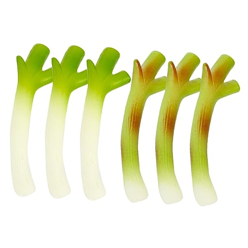 DRESSOOS 6 Stück Grüne Zwiebeln Requisiten Aus PVC, Realistische Frühlingszwiebeln, Modell, Gefälschte Frühlingszwiebeln, Gemüse Requisiten, Künstliche Frühlingszwiebeln, Lebensechte DRESSOOS 6 Stück Grüne Zwiebeln Requisiten Aus PVC, Realistische Frühlingszwiebeln, Modell, Gefälschte Frühlingszwiebeln, Gemüse Requisiten, Künstliche Frühlingszwiebeln, Lebensechte von DRESSOOS