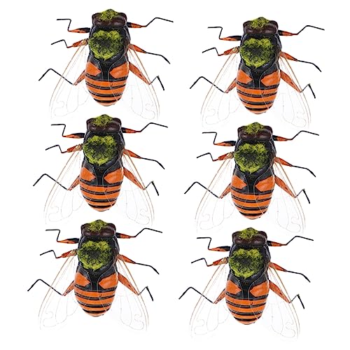 DRESSOOS 6 Stück Hochsimulierte Insektenbienenfigur, Bienengartenstatuen, Blumentopfdekor, Bienenmodell, Statisches Bienenspielzeug, Simulationsbienenfigur, Simulationsbienenornament, DRESSOOS 6 Stück Hochsimulierte Insektenbienenfigur, Bienengartenstatuen, Blumentopfdekor, Bienenmodell, Statisches Bienenspielzeug, Simulationsbienenfigur, Simulationsbienenornament, von DRESSOOS
