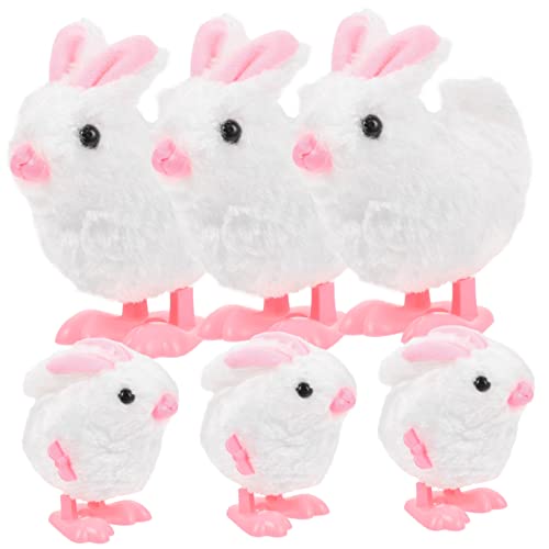 DRESSOOS 6 Stück Kaninchen Kinderspielzeug Stoffhasen Für Kleinkinder Badespielzeug Kinderspielzeug Uhrwerk Kaninchen Aufziehspielzeug Hasen Aufziehspielzeug Cartoon DRESSOOS 6 Stück Kaninchen Kinderspielzeug Stoffhasen Für Kleinkinder Badespielzeug Kinderspielzeug Uhrwerk Kaninchen Aufziehspielzeug Hasen Aufziehspielzeug Cartoon von DRESSOOS