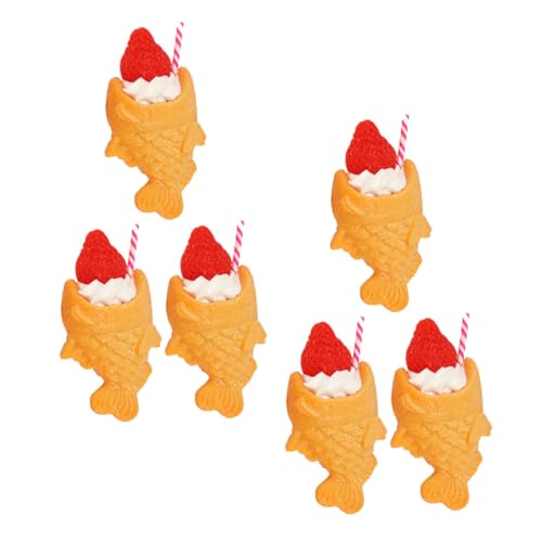 DRESSOOS 6 Stück Lebensmittelmodelle, Spielzeug, Realistische Lebensmittel, Eiscreme Display Requisiten, Dekorative Snack Modelle, DIY Zubehör, Spielzeug, Lebensmittel, Gefälschte DRESSOOS 6 Stück Lebensmittelmodelle, Spielzeug, Realistische Lebensmittel, Eiscreme Display Requisiten, Dekorative Snack Modelle, DIY Zubehör, Spielzeug, Lebensmittel, Gefälschte von DRESSOOS