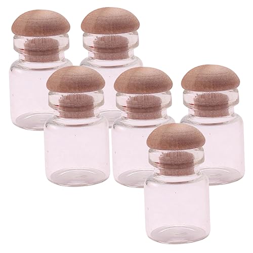 DRESSOOS 6stücke Miniatur Glasflaschen Transparente Glasbehälter Für Puppenhäuser Dekoration Spielzeug Für Kreative Szenen Spielzeug DRESSOOS 6stücke Miniatur Glasflaschen Transparente Glasbehälter Für Puppenhäuser Dekoration Spielzeug Für Kreative Szenen Spielzeug von DRESSOOS