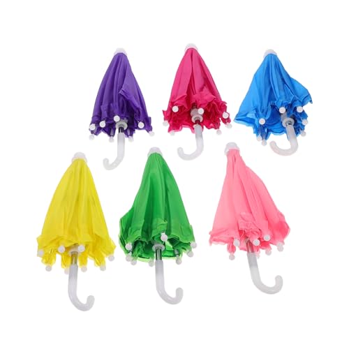 DRESSOOS 6 Stück Mini Regenschirm Mini UFO Rollen Puppenschirm Mini Parfümflaschenaufsatz Regenschirm Fußmatten Für Die Vordertür Miniatur Regenschirm Requisite Mini Figur DRESSOOS 6 Stück Mini Regenschirm Mini UFO Rollen Puppenschirm Mini Parfümflaschenaufsatz Regenschirm Fußmatten Für Die Vordertür Miniatur Regenschirm Requisite Mini Figur von DRESSOOS