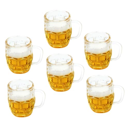 DRESSOOS 6 Stück Mini Simulations Bierkrug Aus Harz Miniatur Bierglas Für Puppenhaus Bayern Bierkrug Dekorationen Spielzeug Bierkrüge Für Sammler Und Bastler DRESSOOS 6 Stück Mini Simulations Bierkrug Aus Harz Miniatur Bierglas Für Puppenhaus Bayern Bierkrug Dekorationen Spielzeug Bierkrüge Für Sammler Und Bastler von DRESSOOS