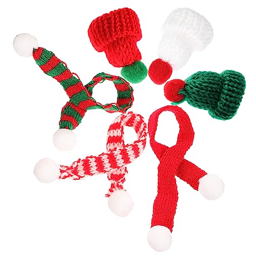 DRESSOOS 6 Stück Mini Wollmütze, Gestrickt, Kleine Weihnachtsmütze, Weihnachtstuch, DIY Handy Accessoires, Handyhülle, Dekoration, DIY Ornamente, Handy, DIY Handyhülle, Zubehör DRESSOOS 6 Stück Mini Wollmütze, Gestrickt, Kleine Weihnachtsmütze, Weihnachtstuch, DIY Handy Accessoires, Handyhülle, Dekoration, DIY Ornamente, Handy, DIY Handyhülle, Zubehör von DRESSOOS