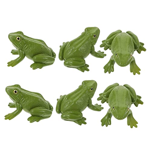 DRESSOOS 6 Stück Simulierte Tiermodelle, Spielzeug, Kinder, Froschfiguren, Froschfigur, Miniatur Froschfiguren, Statue, Winzige Frösche, Kleine Froschfigur, Entzückende Froschfigur, DRESSOOS 6 Stück Simulierte Tiermodelle, Spielzeug, Kinder, Froschfiguren, Froschfigur, Miniatur Froschfiguren, Statue, Winzige Frösche, Kleine Froschfigur, Entzückende Froschfigur, von DRESSOOS