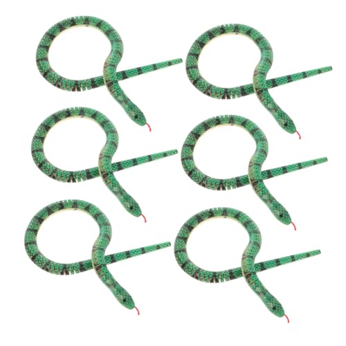 DRESSOOS 6 Stücke Heikles Schlangenspielzeug Holzschlange Ornament Spielzeug Schlange Holzschlangenfigur Schlangenpartybevorzugungen Holzschlangenfiguren DRESSOOS 6 Stücke Heikles Schlangenspielzeug Holzschlange Ornament Spielzeug Schlange Holzschlangenfigur Schlangenpartybevorzugungen Holzschlangenfiguren von DRESSOOS