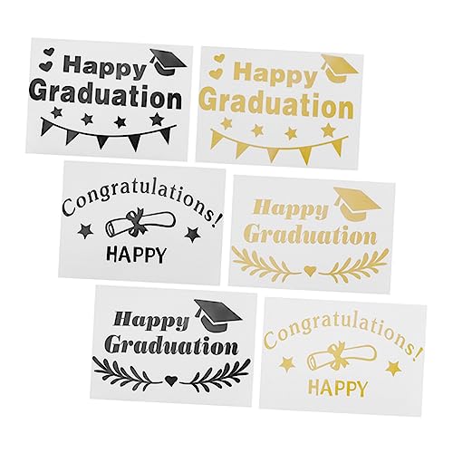 DRESSOOS Ballon-Aufkleber-Set Abschlussaufkleber Buchstaben 6 Stück Kreatives Für Partys Und Schulveranstaltungen Zufälliger Stil DRESSOOS Ballon-Aufkleber-Set Abschlussaufkleber Buchstaben 6 Stück Kreatives Für Partys Und Schulveranstaltungen Zufälliger Stil von DRESSOOS