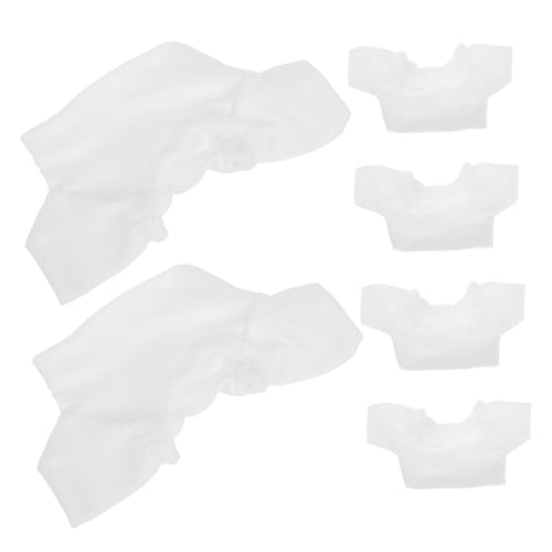 DRESSOOS 6 Teilige Puppenkleidung, Reborn Baby Shirts Für Bärenspielzeug Babypuppen, Bärenkleidung, Bräter Mit Rost Und Deckel Für Den Ofen, Bausatz Für Eigene Stofftiere, Bärenspielzeug, von DRESSOOS