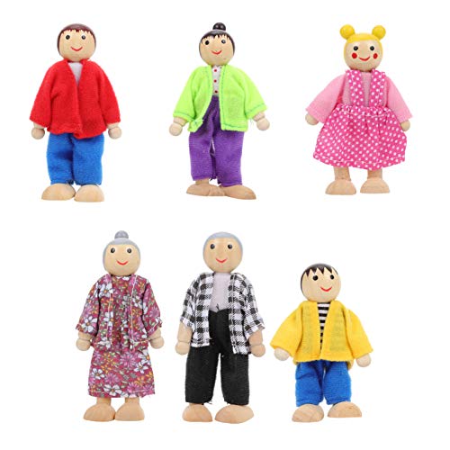 DRESSOOS Familienmodellpuppen Naturholzpuppe Familienornament Miniatur-puppenhausmöbel Puppenhaus-bausätze Zum Bauen DRESSOOS Familienmodellpuppen Naturholzpuppe Familienornament Miniatur-puppenhausmöbel Puppenhaus-bausätze Zum Bauen von DRESSOOS
