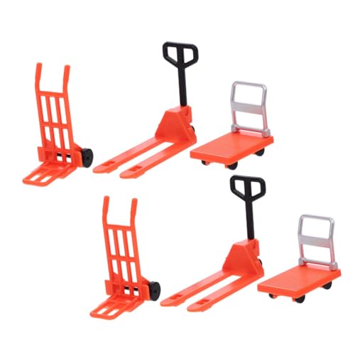DRESSOOS 6-teiliges Set Modell Technisches Fahrzeugspielzeug Für Gabelstapler Bauwerkzeuge Für Gabelstaplernacht Gabelstapler- Orange Plastik DRESSOOS 6-teiliges Set Modell Technisches Fahrzeugspielzeug Für Gabelstapler Bauwerkzeuge Für Gabelstaplernacht Gabelstapler- Orange Plastik von DRESSOOS
