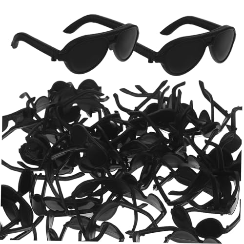 DRESSOOS 60 Stück Teiliges Mini Puppen-Sonnenbrillen Kunststoff Puppenbrillen Zubehör für Basteln Ankleiden und Dekoration Accessoires für Miniatur Puppenhäuser und Kostüme DRESSOOS 60 Stück Teiliges Mini Puppen-Sonnenbrillen Kunststoff Puppenbrillen Zubehör für Basteln Ankleiden und Dekoration Accessoires für Miniatur Puppenhäuser und Kostüme von DRESSOOS