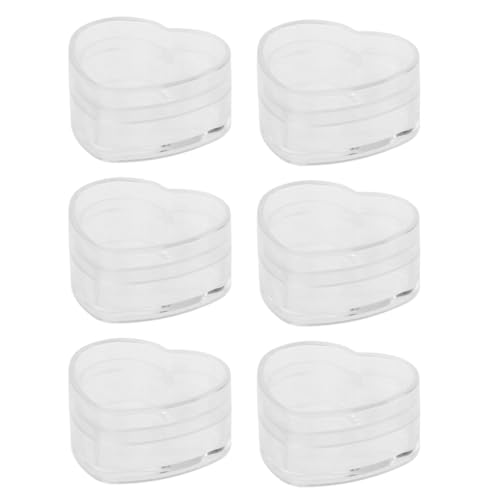 DRESSOOS 6Pcs Boxen Mini Love Storage Box Dollhouse Supply Doll Ornamente Kleine Hausdekor Mini Kleine Kisten Puppenhaus Versorgung Kleine Hauszubehör Puppenhauszubehör Requisiten Requisiten von DRESSOOS