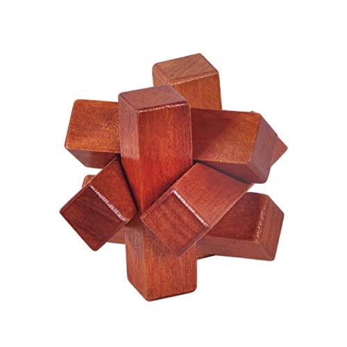DRESSOOS 6St Holz 3D-Puzzle holzspielzeug Wooden Toys zabawki stymulujące rozwój Handgemacht Educational Toys iq-Puzzle 3D-Puzzlekugel hölzern Minsuo Ming Luban-Schloss Bambus von DRESSOOS