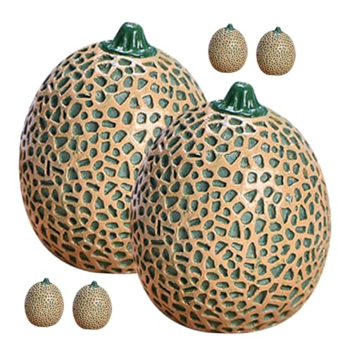 DRESSOOS 6St künstliche Früchte deko künstliches Cantaloupe-Modell Simulation Kantalupenhandwerk simulierter Cantaloupe-Schmuck Schaufensterschmuck simulierte Honigmelone Harz Green DRESSOOS 6St künstliche Früchte deko künstliches Cantaloupe-Modell Simulation Kantalupenhandwerk simulierter Cantaloupe-Schmuck Schaufensterschmuck simulierte Honigmelone Harz Green von DRESSOOS