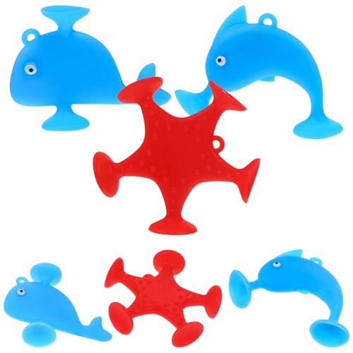 DRESSOOS 6er Set Saugnapf Badewannenspielzeug Für Tierförmige Wasserspielzeuge Seestern Wal Ideales Für Und Kleinkinder Während des DRESSOOS 6er Set Saugnapf Badewannenspielzeug Für Tierförmige Wasserspielzeuge Seestern Wal Ideales Für Und Kleinkinder Während des von DRESSOOS