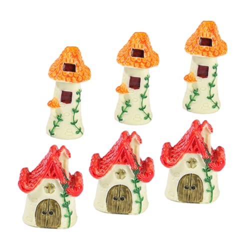 DRESSOOS 6st Mikro-landschaftsdekoration Bastelset Basteln Entzückende Mini-hausdekoration Winziges Hausornament Mini-hausverzierung Mini-landschaftshandwerk Hausbedarf Gartendekor Harz DRESSOOS 6st Mikro-landschaftsdekoration Bastelset Basteln Entzückende Mini-hausdekoration Winziges Hausornament Mini-hausverzierung Mini-landschaftshandwerk Hausbedarf Gartendekor Harz von DRESSOOS