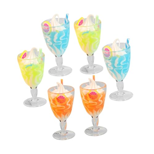 DRESSOOS 6St Miniaturkelch Künstliches, realistisches Dessert Modell eines Mini-Eisbechers küchendeko küche deko Eiszubehör Lebensmittelspielzeug Mini- -Eisbecher-Modell Wiederverwendbar DRESSOOS 6St Miniaturkelch Künstliches, realistisches Dessert Modell eines Mini-Eisbechers küchendeko küche deko Eiszubehör Lebensmittelspielzeug Mini- -Eisbecher-Modell Wiederverwendbar von DRESSOOS