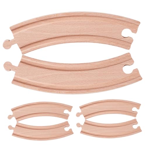 DRESSOOS 6st Spur Kinderspielzeug Aus Holz Gleiszubehör Aus Holz Bevorzugen Holzschiene Für Züge Zug-Szene-Track Lehrbahnspielzeug Gleisspielzeug Für Bahngleis Hölzern Khaki DRESSOOS 6st Spur Kinderspielzeug Aus Holz Gleiszubehör Aus Holz Bevorzugen Holzschiene Für Züge Zug-Szene-Track Lehrbahnspielzeug Gleisspielzeug Für Bahngleis Hölzern Khaki von DRESSOOS