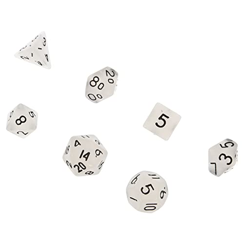 DRESSOOS 7 Stücke Würfel Set 10mm Mini Würfel Requisiten Für Spiele Bars Parteien Wohnkultur von DRESSOOS
