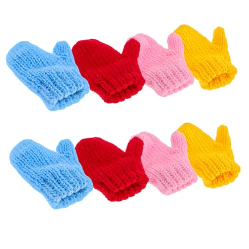 DRESSOOS Puppenkleidung und Zubehör 8 Stück Mini-Strickhandschuhe weiches Garn Bastelhandschuhe für -Kunstprojekte Puppenhaus- DRESSOOS Puppenkleidung und Zubehör 8 Stück Mini-Strickhandschuhe weiches Garn Bastelhandschuhe für -Kunstprojekte Puppenhaus- von DRESSOOS