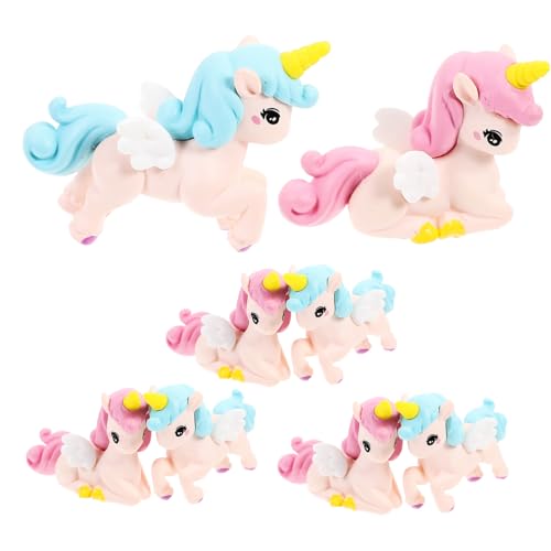 DRESSOOS 8 Stück Mikrolandschaftsdekoration, Kleine Einhornstatue, Miniaturspielzeug, Einhornfiguren, Mikrolandschaft, Einhorn Ornament, Dekoration, Einhorn, Miniatur, Einhorn, DRESSOOS 8 Stück Mikrolandschaftsdekoration, Kleine Einhornstatue, Miniaturspielzeug, Einhornfiguren, Mikrolandschaft, Einhorn Ornament, Dekoration, Einhorn, Miniatur, Einhorn, von DRESSOOS