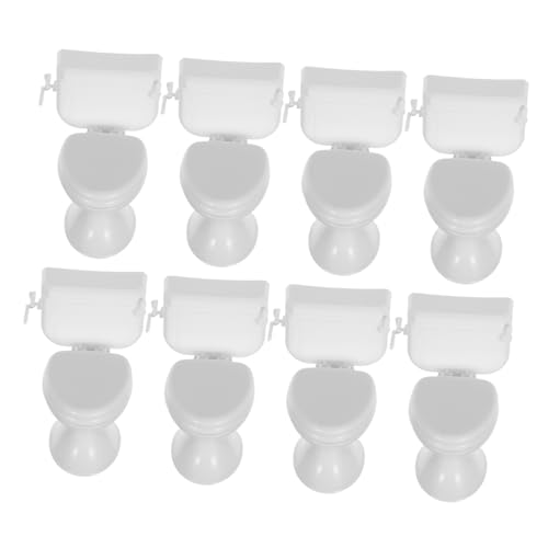 DRESSOOS Zartes Miniatur-toiletten-set – Miniatur-badezimmer-accessoire Im Maßstab 112 Dekoration Zum Vortäuschen Von Spielen Ideal Für Puppenhaus Und Landschaftsgestaltung von DRESSOOS