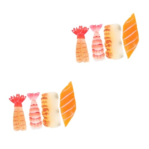 DRESSOOS 8 Stück Simulation Sushi Kunstlebensmittelmodell Lebensmitteldekoration Sushi Spielzeug Verschleißfeste Lebensmitteldekoration Imitiertes Lebensmittelmodell DRESSOOS 8 Stück Simulation Sushi Kunstlebensmittelmodell Lebensmitteldekoration Sushi Spielzeug Verschleißfeste Lebensmitteldekoration Imitiertes Lebensmittelmodell von DRESSOOS