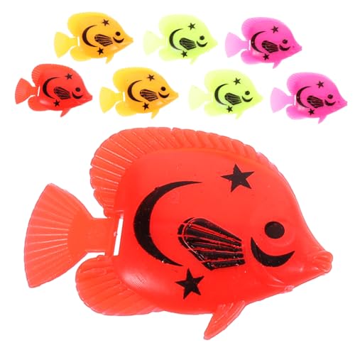 DRESSOOS 8 Stück Simulierte Künstliche Fische, Kunststoff, Für Aquarien, Zierfische, Spielzeug, Aquarium, Realistische Dekoration, Leuchtende Fischfigur, Künstliche Fisch Dekoration, DRESSOOS 8 Stück Simulierte Künstliche Fische, Kunststoff, Für Aquarien, Zierfische, Spielzeug, Aquarium, Realistische Dekoration, Leuchtende Fischfigur, Künstliche Fisch Dekoration, von DRESSOOS
