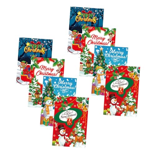 DRESSOOS 8 Stück Weinflaschenaufkleber, Weihnachtsdekor Für Den Empfang, Einzigartige Weinaufkleber, Party Weinflaschenaufkleber, Weihnachtsdekorationen Für Den Empfang, von DRESSOOS