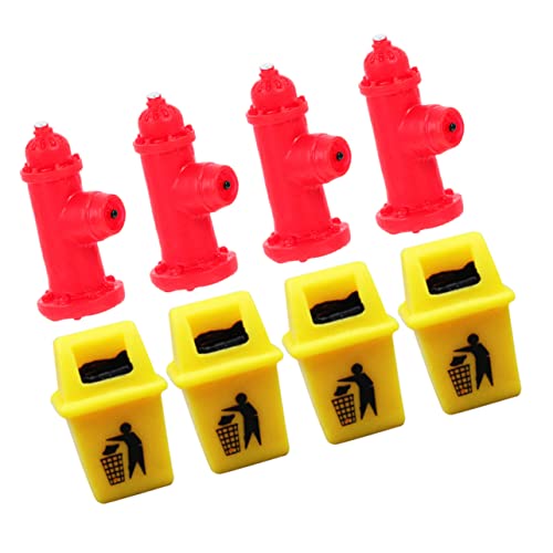DRESSOOS 8 Teiliges Mikro Landschaftsmodell Zum Sortieren Von Mülltonnen, Mini Mülltonnen, Mülltonnenmodell Für Kleine Häuser, Hydrantenmodelle Aus Kunstharz, Miniatur Mülleimer, DRESSOOS 8 Teiliges Mikro Landschaftsmodell Zum Sortieren Von Mülltonnen, Mini Mülltonnen, Mülltonnenmodell Für Kleine Häuser, Hydrantenmodelle Aus Kunstharz, Miniatur Mülleimer, von DRESSOOS